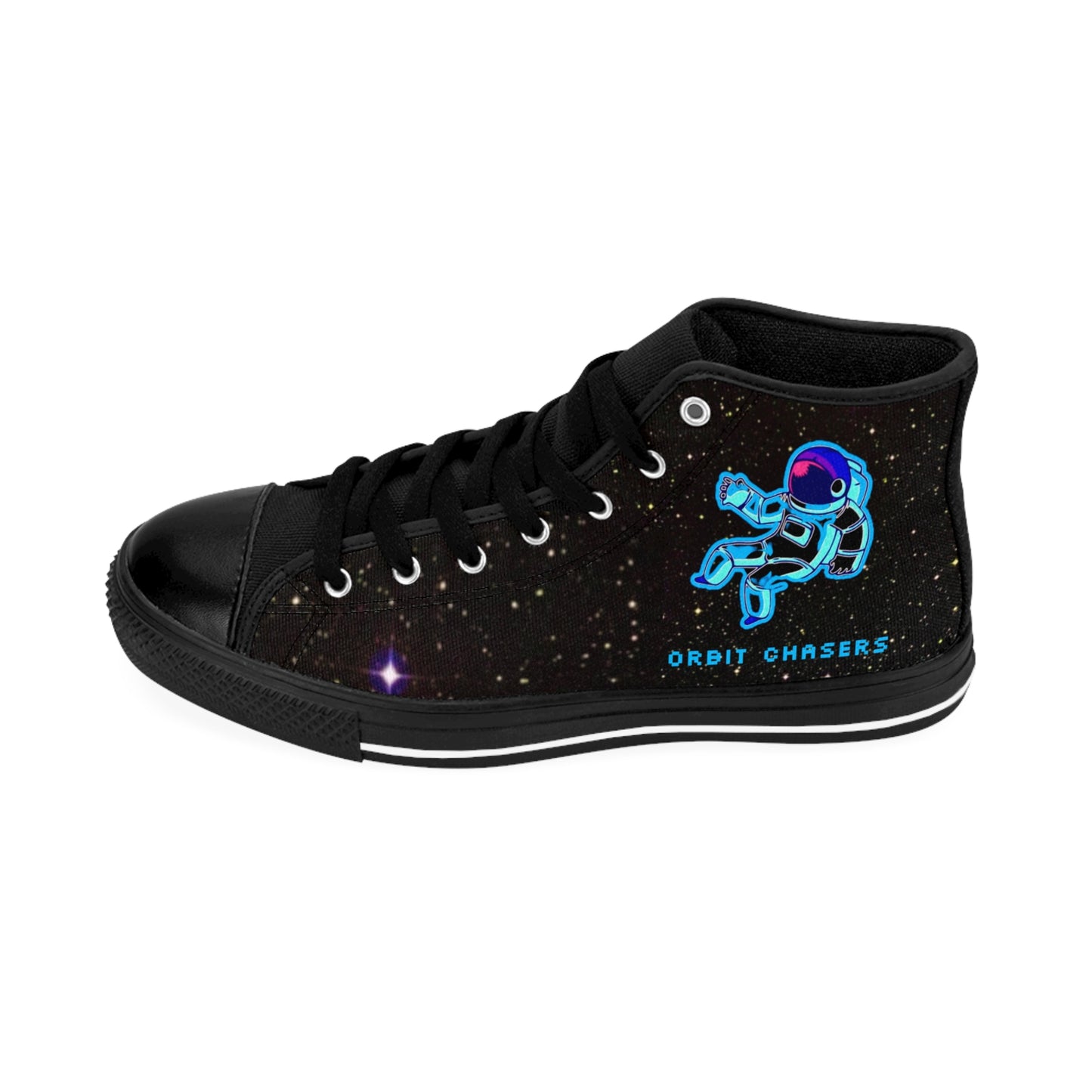 Galaxy-Inspired High-Top Sneakers | Cosmic Style for Space Lovers