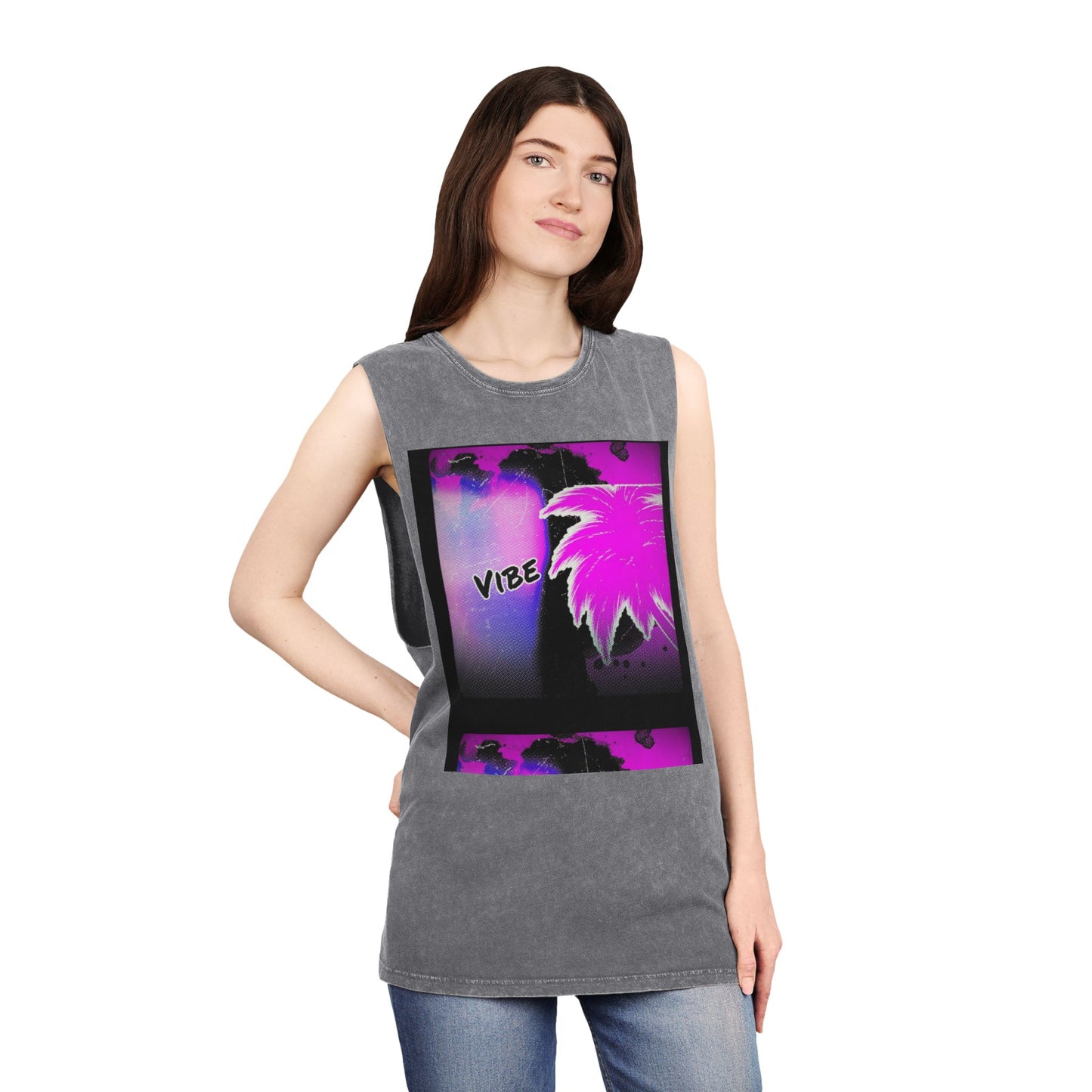 Trendy Stonewash Tank Top