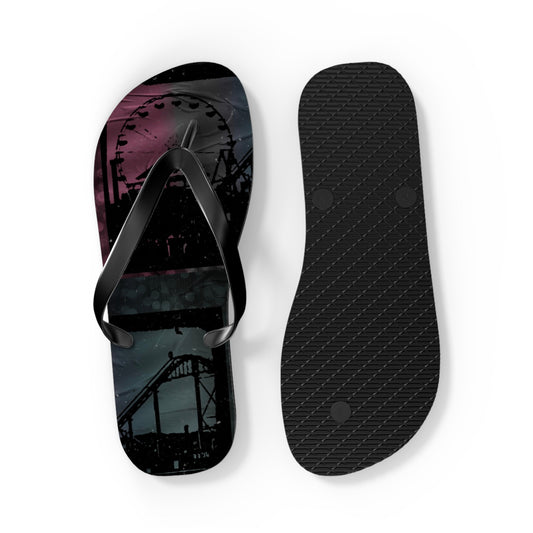 Amusement Park Flip Flops