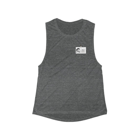 Mabel the Barber Badge Women's Flowy Muscle Tank, Casual