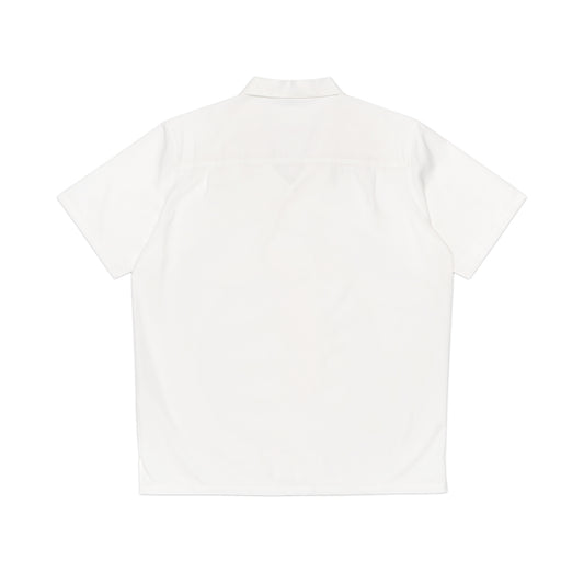 Barber Shirt with Barber Pole, Scissor and Comb logo