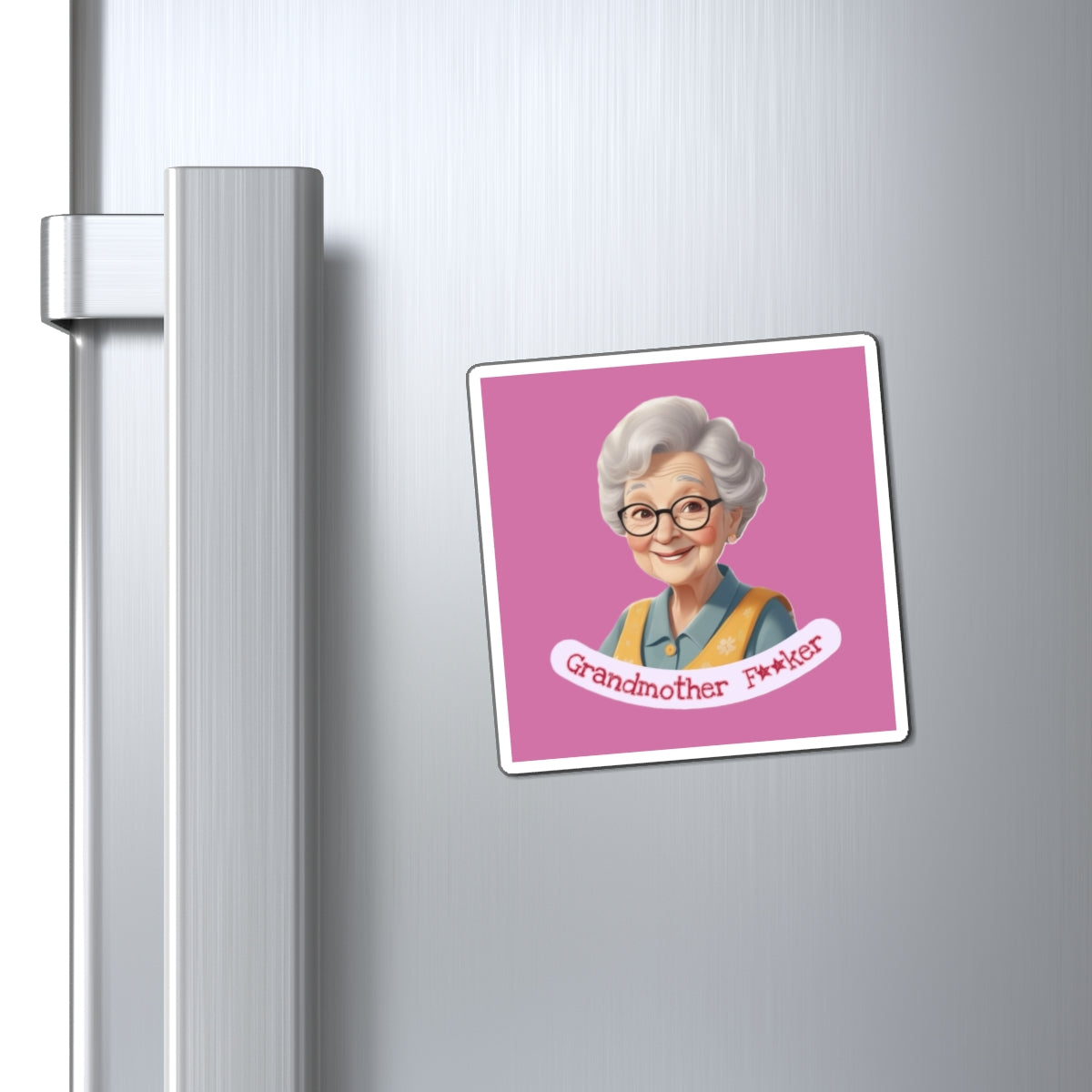 Funny Grandmother Magnets, Humorous Gifts for Grandma, Kitchen Decor, Refrigerator Magnet, Unique Birthday Gift for Grandparents