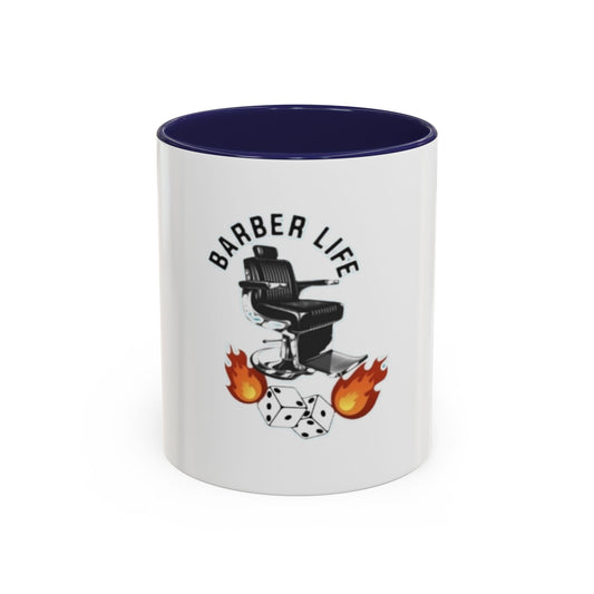 Barber Life Accent Coffee Mug