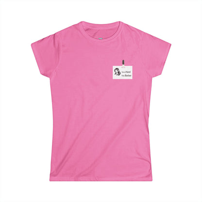 Hazel The Barber Badge Women's Soft style Tee