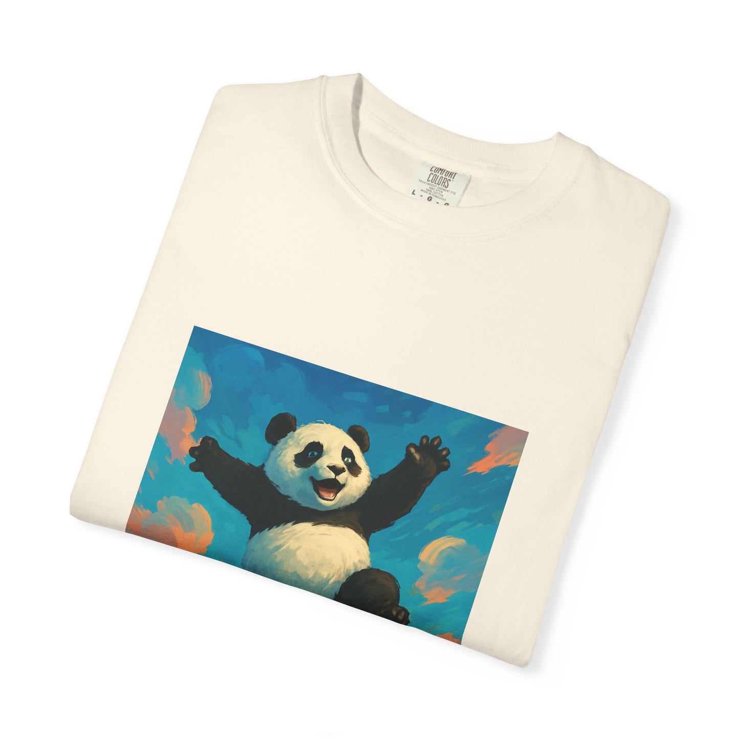 Playful Panda T-Shirt, Casual Tee, Animal Lover Gift, Unique Graphic Shirt, Fun Everyday Wear, Perfect for Kids and Adults