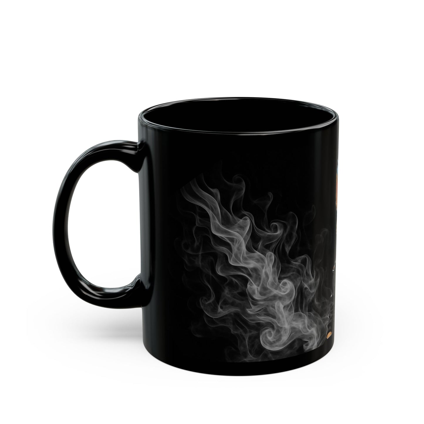 Punk Rock Dog Mug - Cool Canine Coffee Cup, Gift for Dog Lovers, Pet Owner Gift, Unique Home Decor, Halloween and Birthday Present