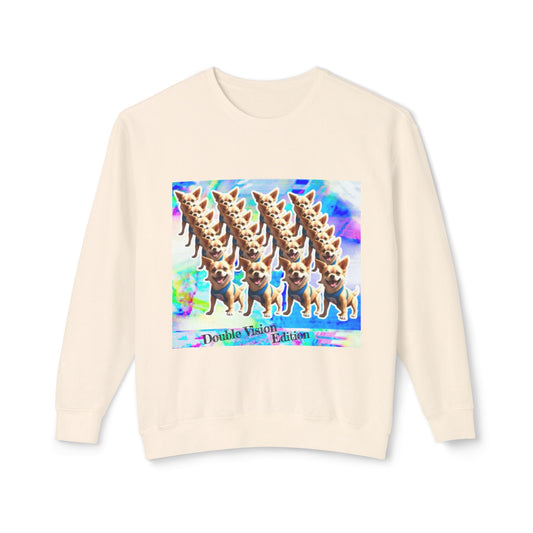 Vibrant Dog Print Crewneck Sweatshirt - Fun, Unisex Lightweight Pullover, Casual Wear, Pet Lover Gift, Unique Party Apparel, Cozy [...]