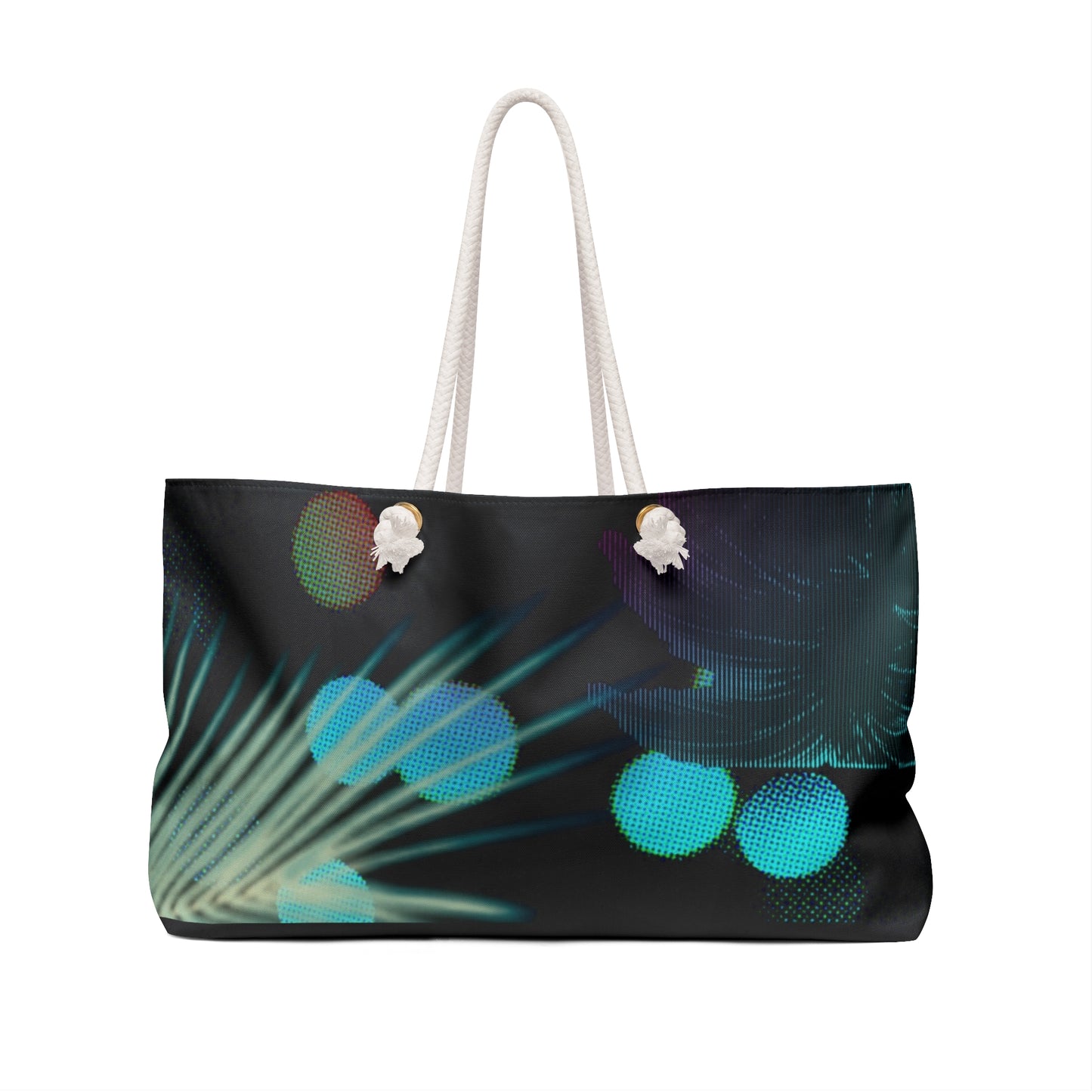 Tropical Vibes Weekender Bag | Travel Tote, Beach Bag, Weekend Getaway, Stylish Tote, Vacation Essentials