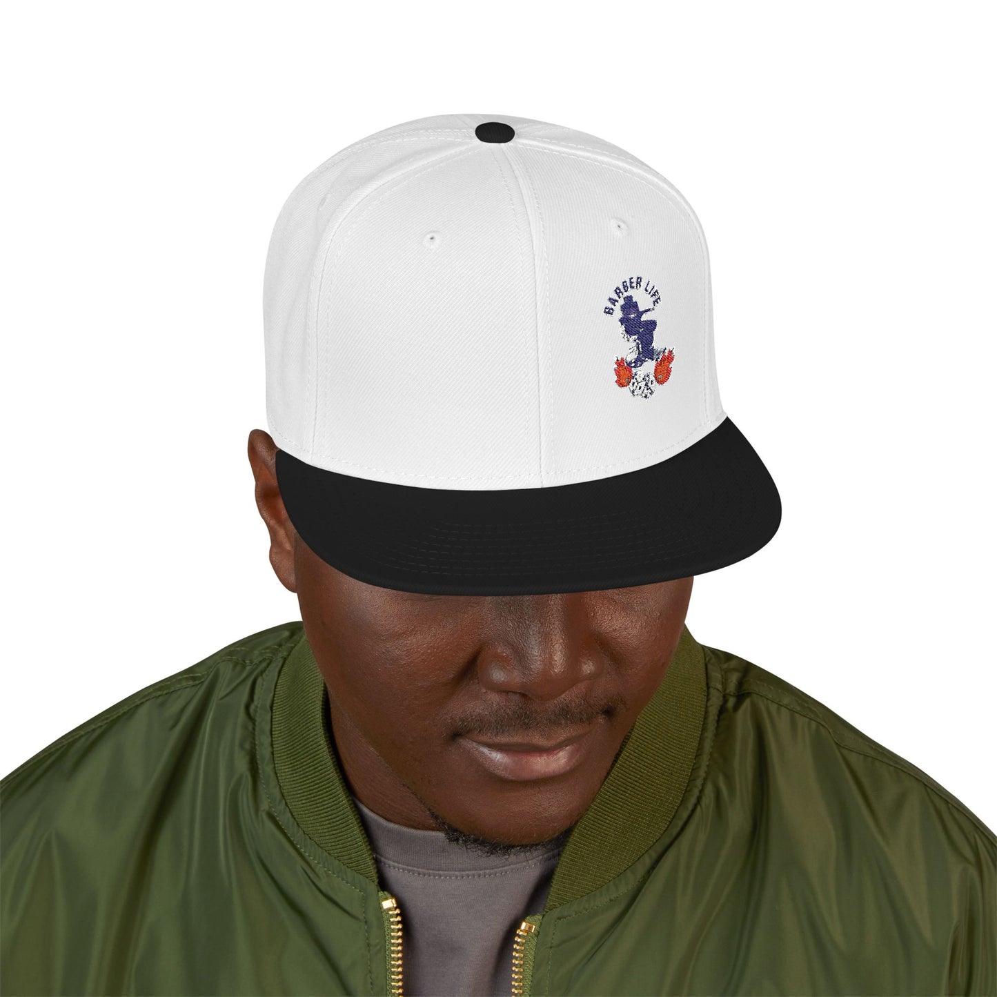 Snapback Hat Barber Life (Embroidery)