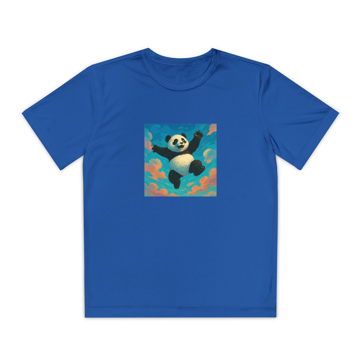 Youth Panda T-Shirt - Whimsical Cotton Tee for Kids, Perfect Gift for Birthdays, Cute Animal Shirt, Playful Casual Wear