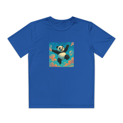 Youth Panda T-Shirt - Whimsical Cotton Tee for Kids, Perfect Gift for Birthdays, Cute Animal Shirt, Playful Casual Wear