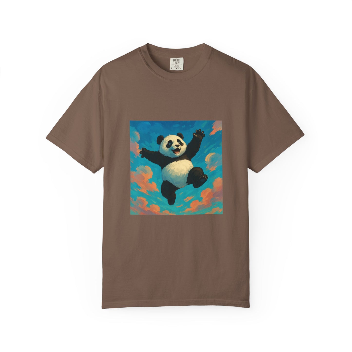 Playful Panda T-Shirt, Casual Tee, Animal Lover Gift, Unique Graphic Shirt, Fun Everyday Wear, Perfect for Kids and Adults