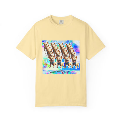 Vibrant Dog Lover Unisex T-shirt | Casual Wear, Pet-Themed Gift, Unique Graphic Tee, Fun Gift for Dog Owners, Colorful Art Shirt