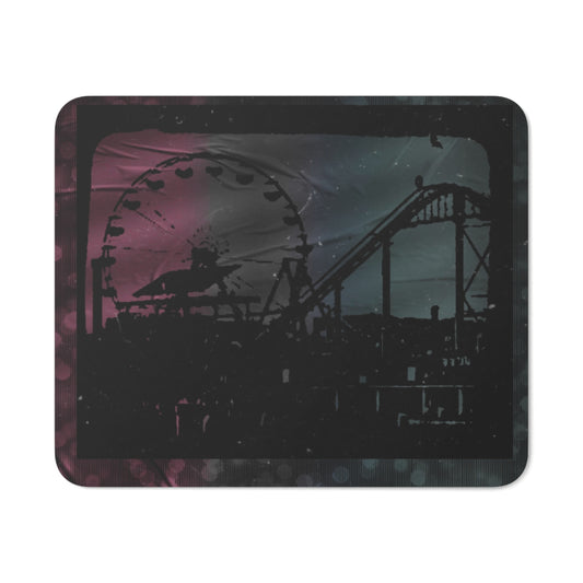 Colorful Vintage Fair Mouse Pad, Desk Accessory, Office Decor, Gamer Gift, Aesthetic Home Office, Boho Mouse Pad, Unique Desk Mats