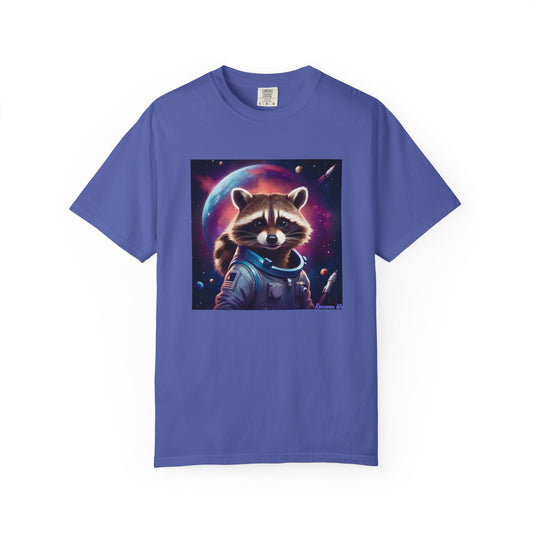 Cosmic Raccoon T-Shirt for Space Lovers
