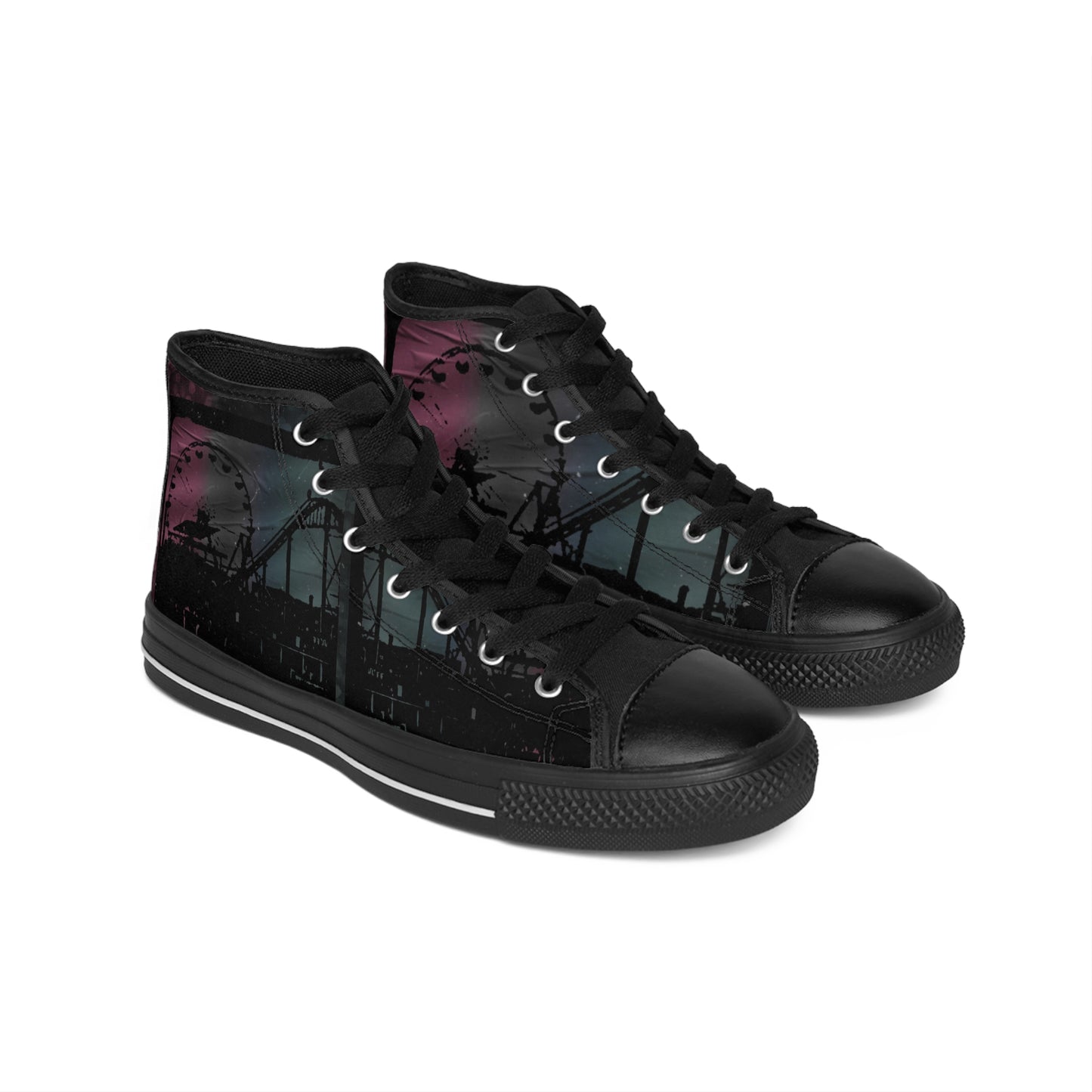 Urban Style High-Top Sneakers - Cool Graphic Design