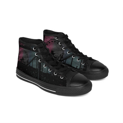 Urban Style High-Top Sneakers - Cool Graphic Design