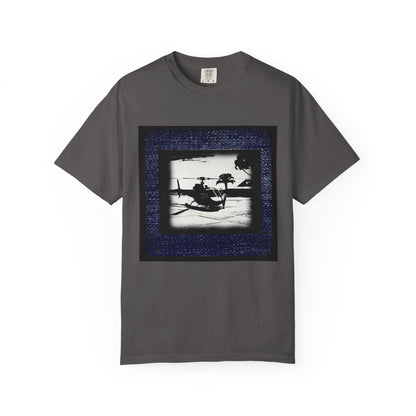 Helicopter -Inspired Garment-Dyed T-shirt