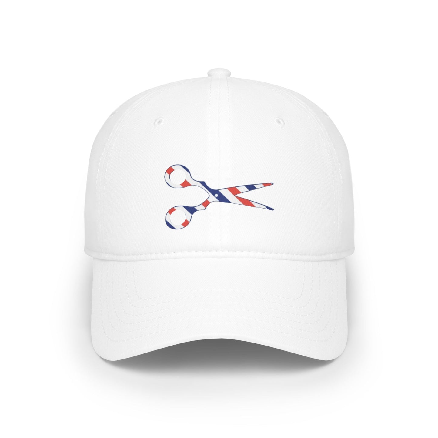 Cap with Fun Scissor Design.