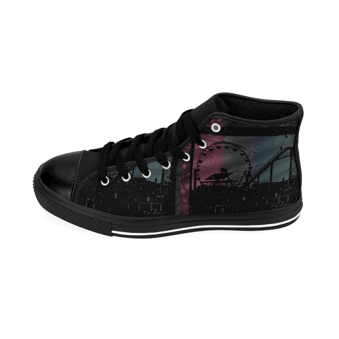 Urban Style High-Top Sneakers - Cool Graphic Design
