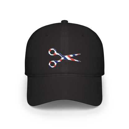 Cap with Fun Scissor Design.