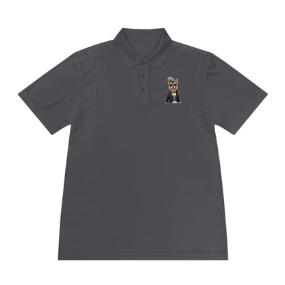 Sport Polo Shirt with Cool Dog Design