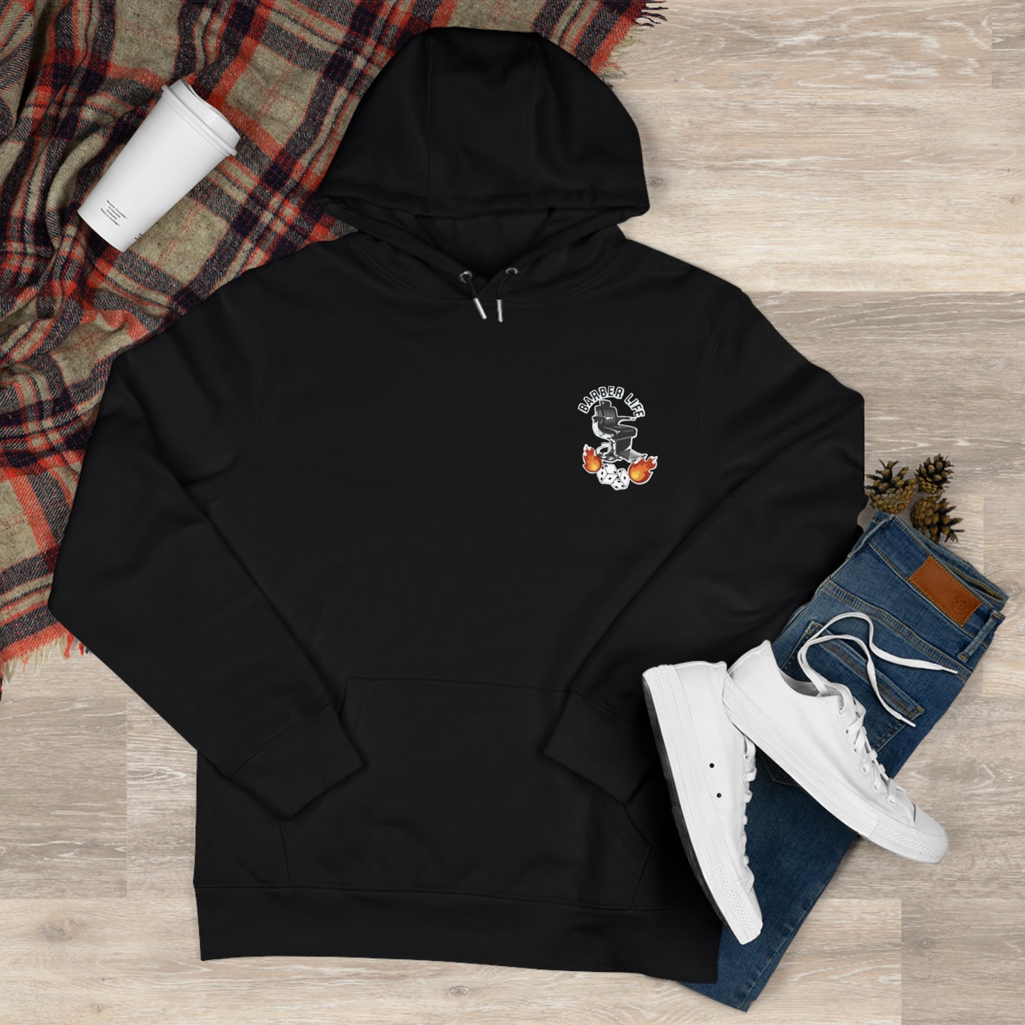 Cool Barber Life Hooded Sweatshirt