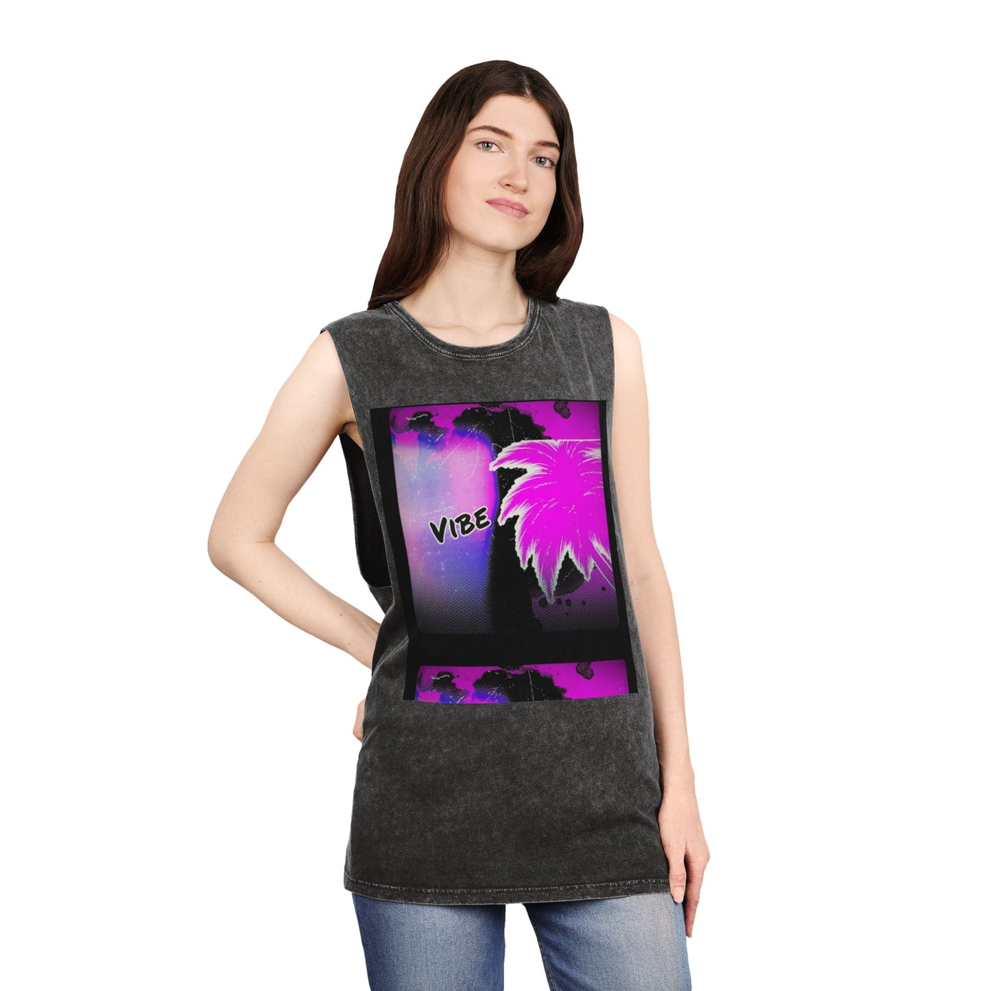 Trendy Stonewash Tank Top