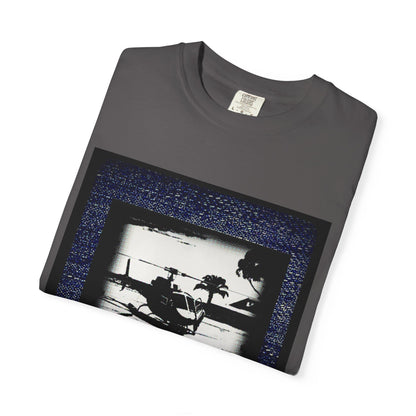 Helicopter -Inspired Garment-Dyed T-shirt
