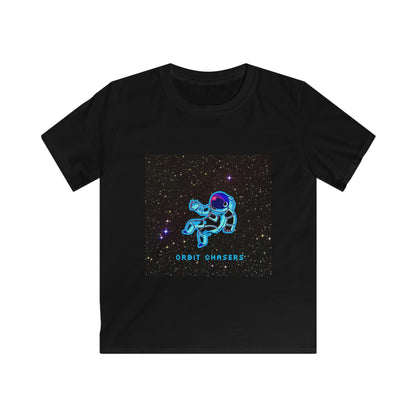 Kids Astronaut Tee, Kids Softstyle Tee, Space Themed Shirt, Fun Tee for Children, Birthday Gift, Summer Wear, Casual Kids Apparel