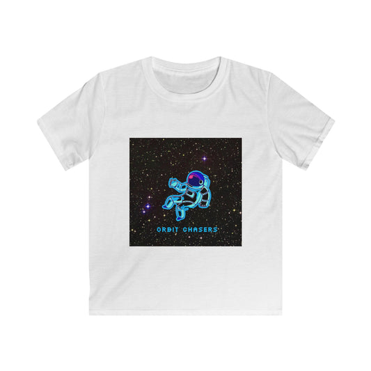 Kids Astronaut Tee, Kids Softstyle Tee, Space Themed Shirt, Fun Tee for Children, Birthday Gift, Summer Wear, Casual Kids Apparel