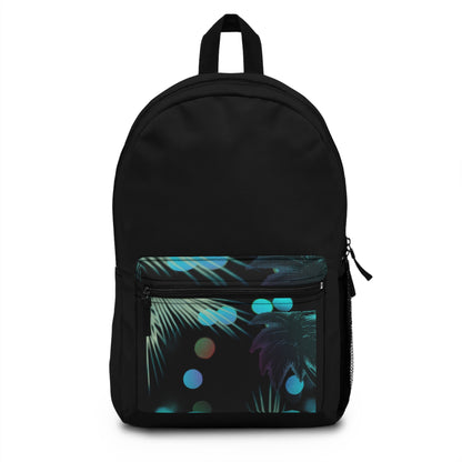 Tropical Vibes Backpack, Stylish Everyday Carry Bag, Perfect for Students, Travel, Gifts, and Summer Adventures