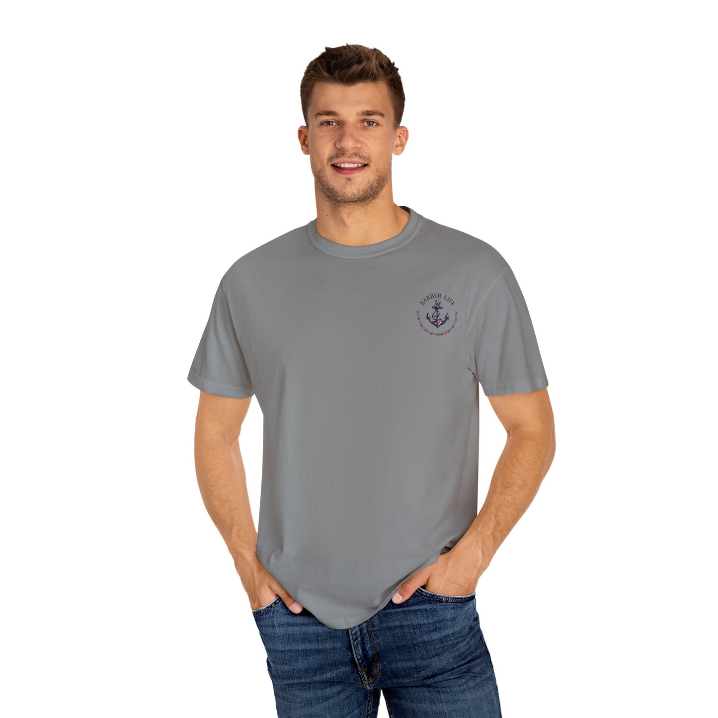 Nautical Anchor Garment-Dyed T-Shirt