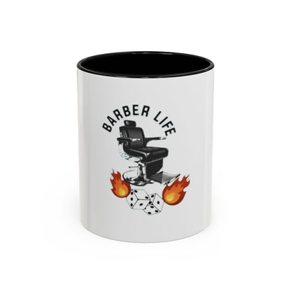 Barber Life Accent Coffee Mug