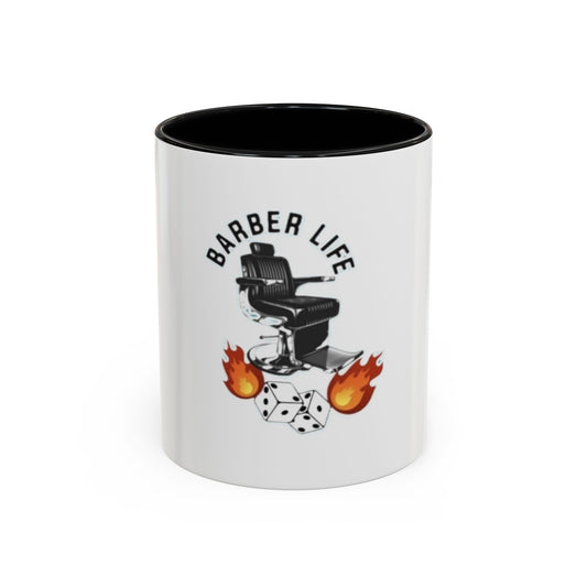 Barber Life Accent Coffee Mug