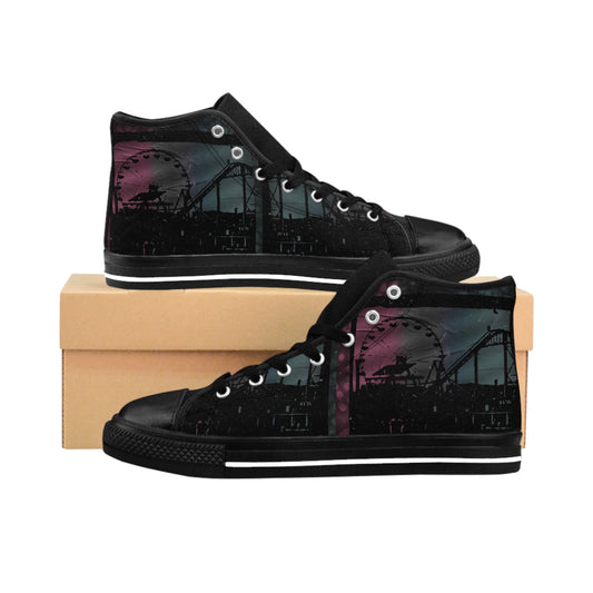 Urban Style High-Top Sneakers - Cool Graphic Design
