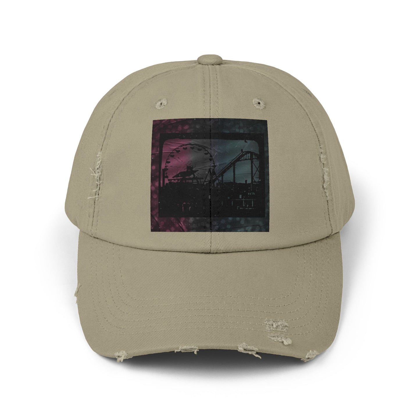 Cap with Retro Fairground Design.