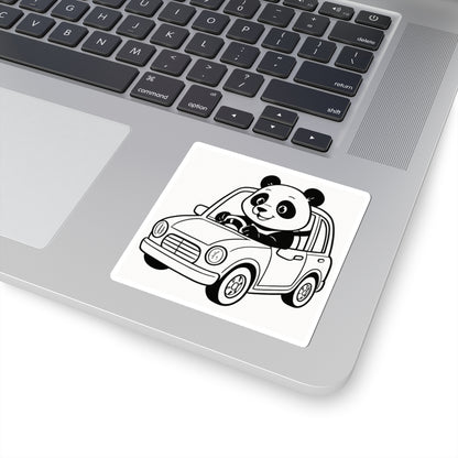 Adorable Panda Car Stickers | Cute Car Decals, Laptop Stickers, Fun Party Favors, Kids Room Decor, Gift for Animal Lovers