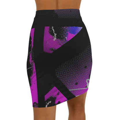 Vibrant Women's Pencil Skirt, Fashionable Midi Skirt for Parties