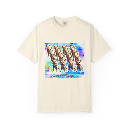 Vibrant Dog Lover Unisex T-shirt | Casual Wear, Pet-Themed Gift, Unique Graphic Tee, Fun Gift for Dog Owners, Colorful Art Shirt