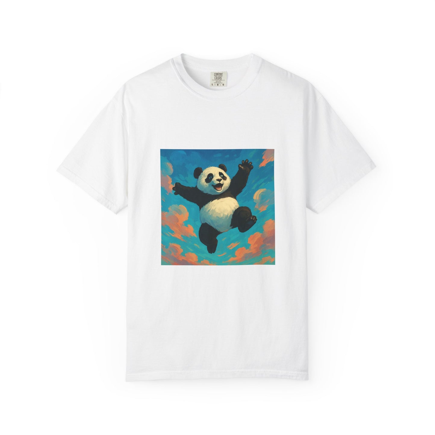 Playful Panda T-Shirt, Casual Tee, Animal Lover Gift, Unique Graphic Shirt, Fun Everyday Wear, Perfect for Kids and Adults