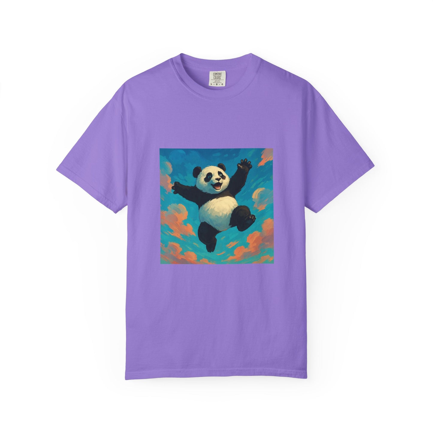 Playful Panda T-Shirt, Casual Tee, Animal Lover Gift, Unique Graphic Shirt, Fun Everyday Wear, Perfect for Kids and Adults