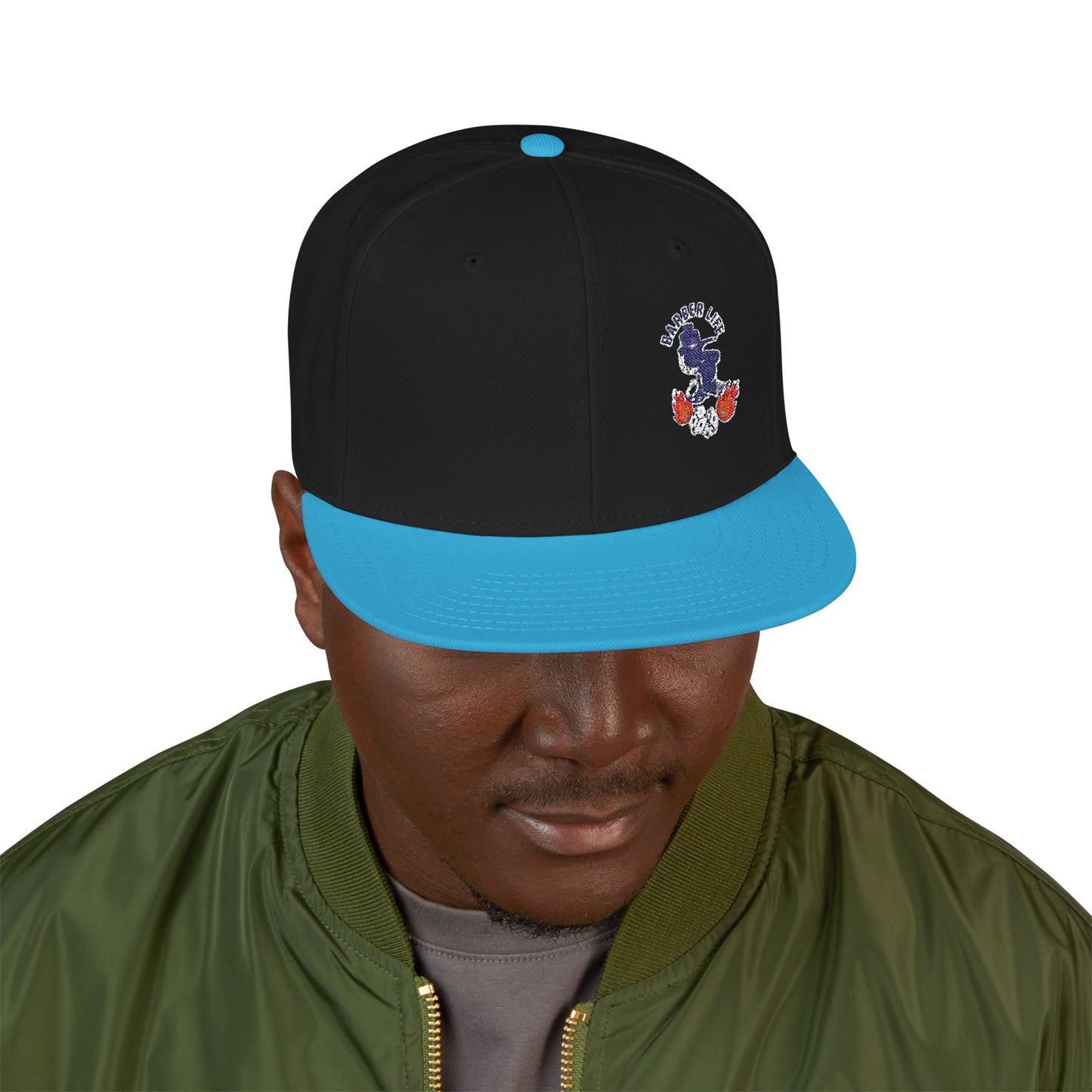 Snapback Hat Barber Life (Embroidery)