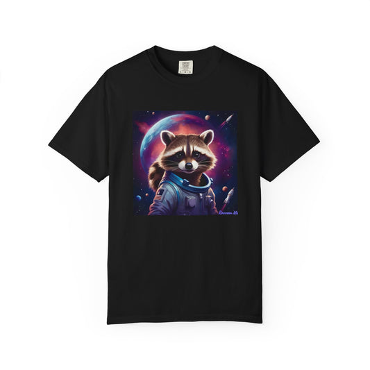Cosmic Raccoon T-Shirt for Space Lovers