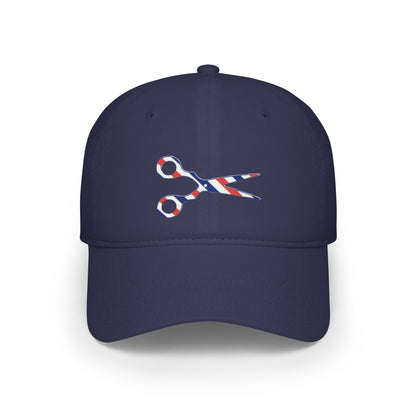 Cap with Fun Scissor Design.