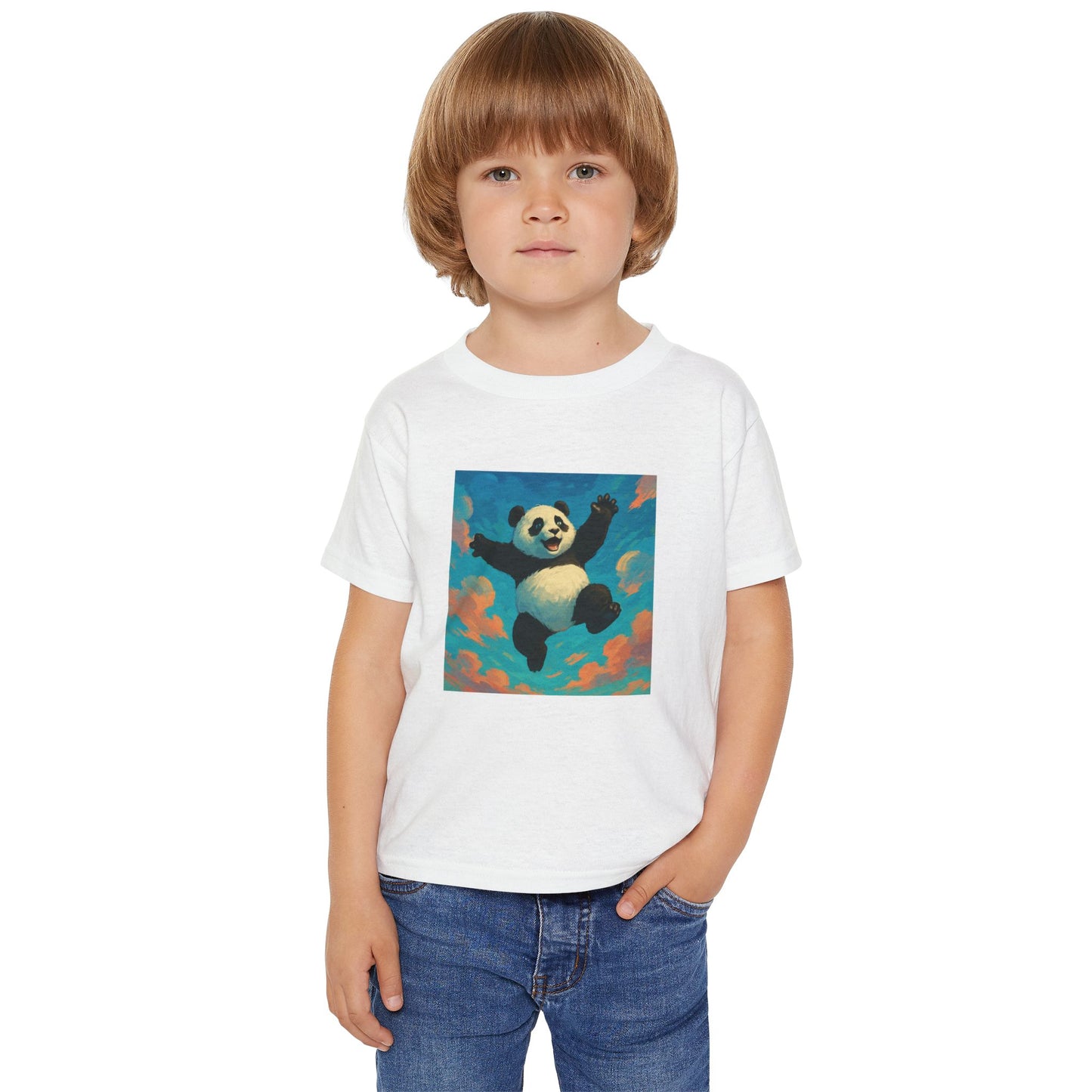 Cute Panda Toddler T-shirt, Adorable Kids Clothing, Gifts for Toddlers, Birthday Party Outfit, Playtime Shirt