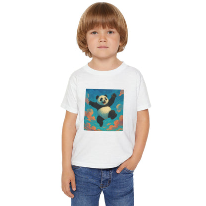 Cute Panda Toddler T-shirt, Adorable Kids Clothing, Gifts for Toddlers, Birthday Party Outfit, Playtime Shirt