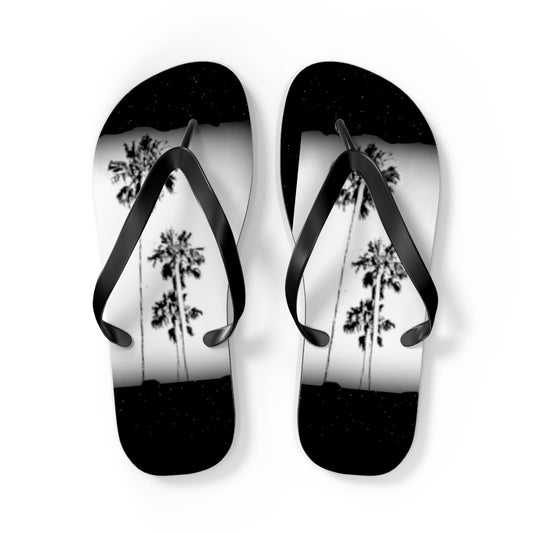 Chic Palm Tree Flip Flops, Summer Footwear, Beach Sandals, Vacation Slides, Poolside Accessories, Casual Summer Style