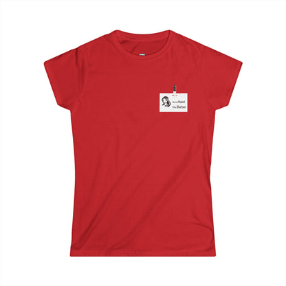 Hazel The Barber Badge Women's Soft style Tee