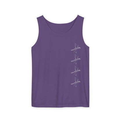 Scissors on the Side  Unisex Garment-Dyed Tank Top